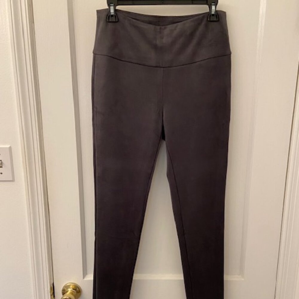 J. McGlaughlin gray microsuede leggings, like new, size M, never worn.